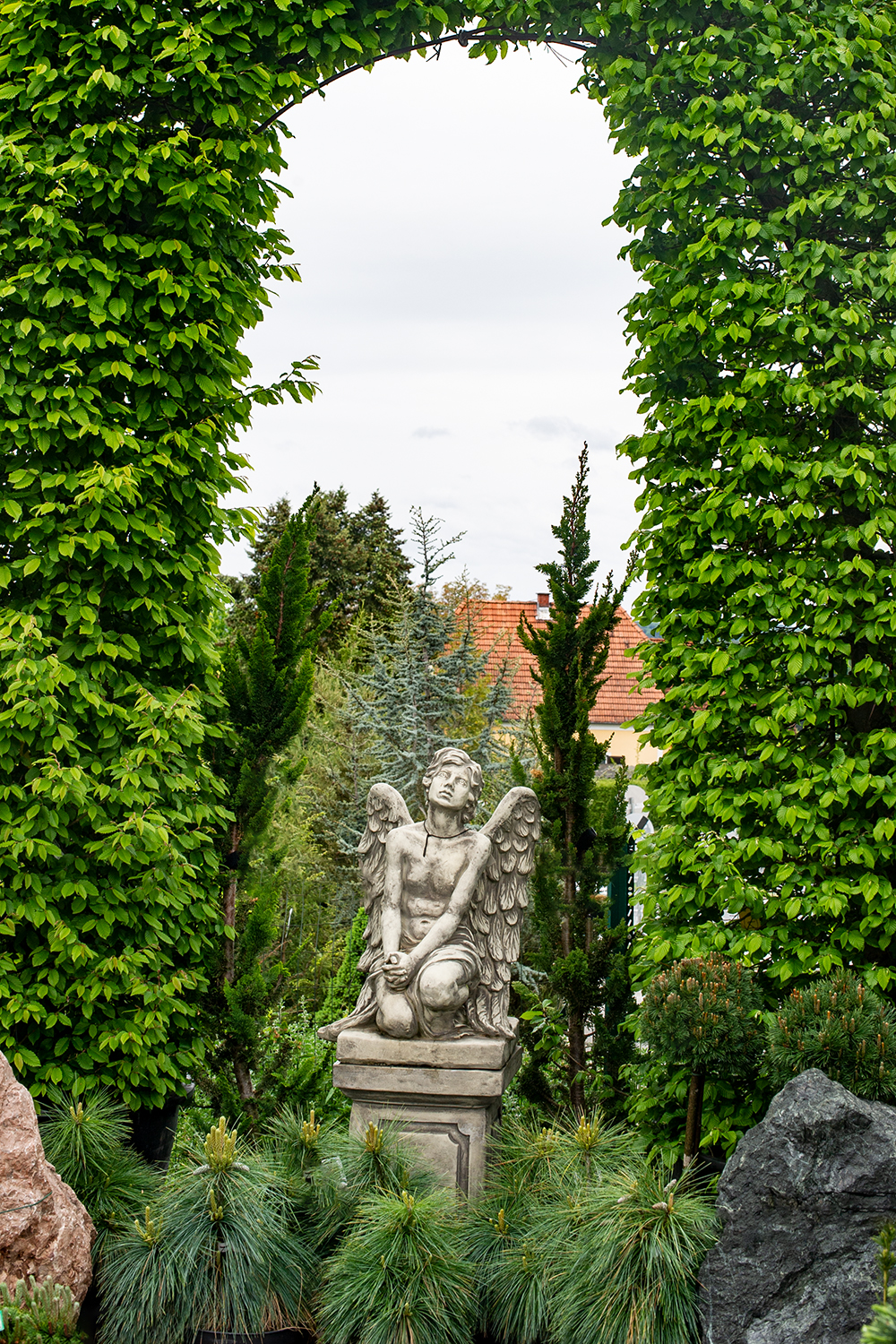 einkaufsgarten Statue